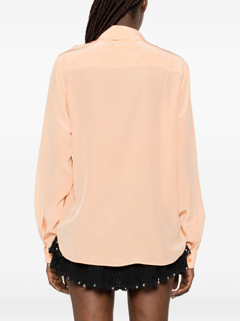 concealed-fastening long-sleeve blouse 4
