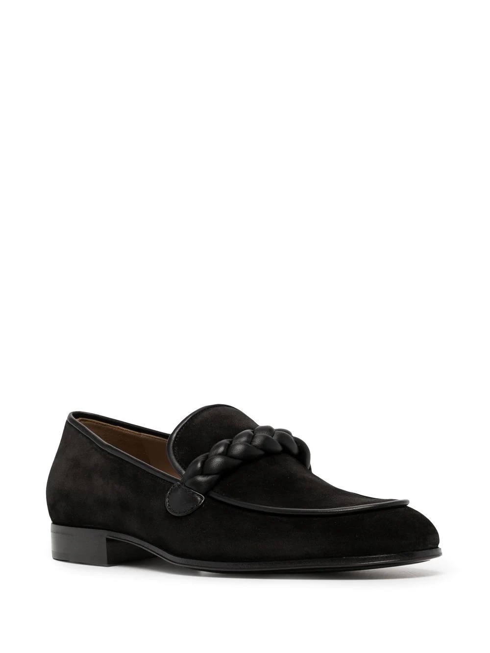 Massimo braided suede loafers - 2