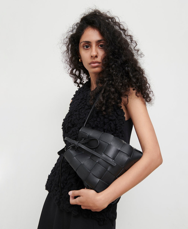 Mansur Gavriel UPCYCLED WOVEN MINI BUCKET BAG outlook