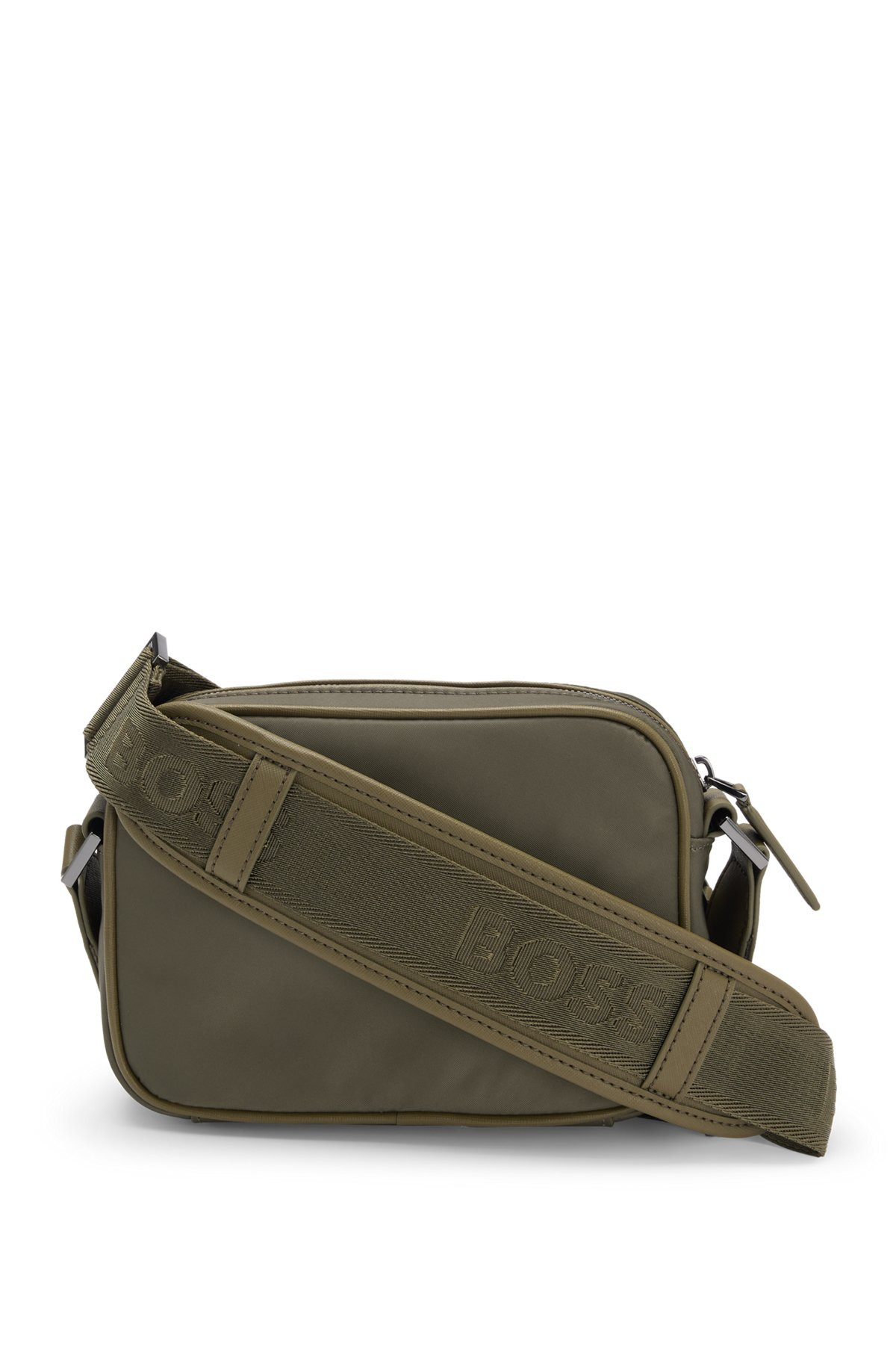 BOSS SELECTED BY SHOHEI OHTANI CROSSBODY BAG WITH DOUBLE B MONOGRAM - 1