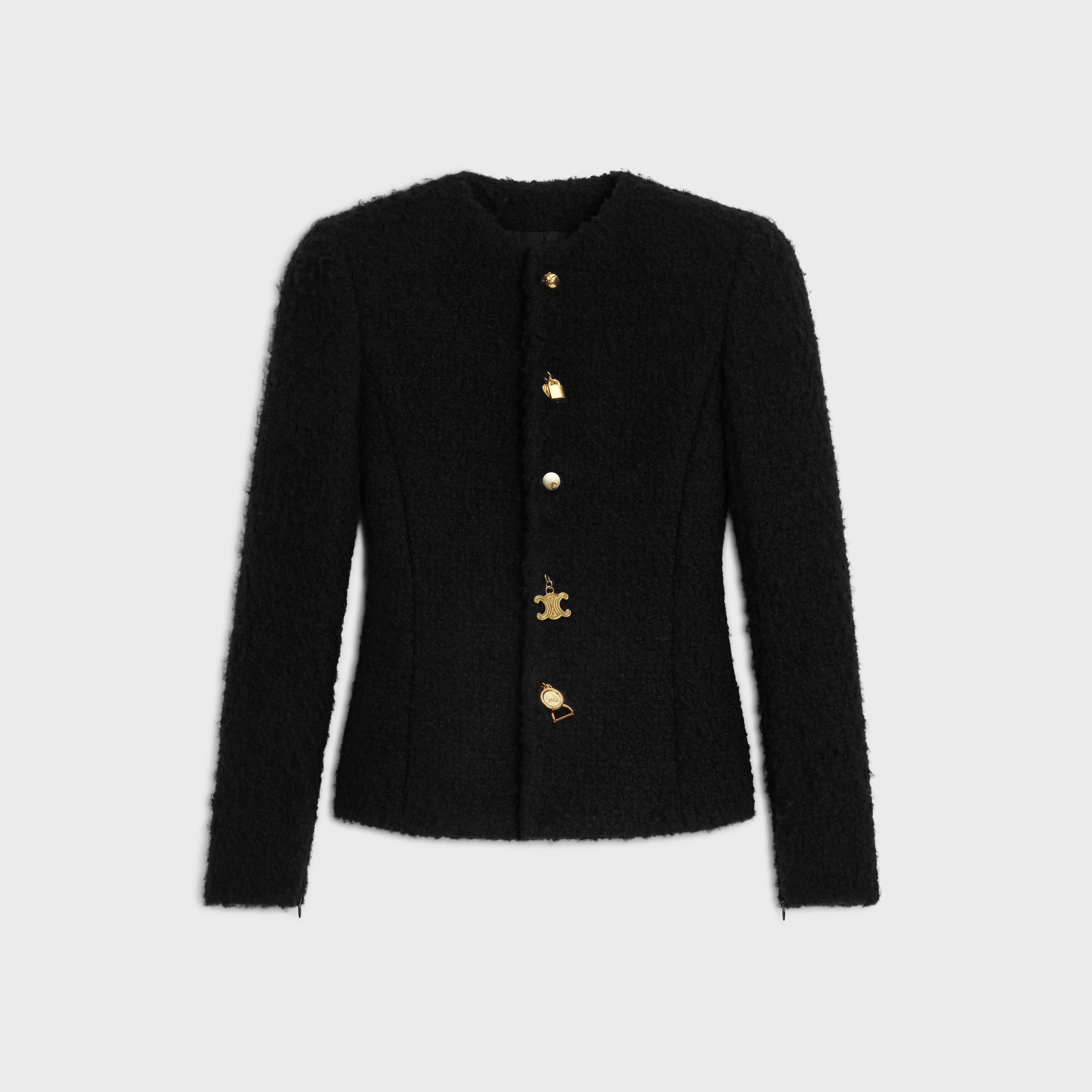 jacket IN cashmere and wool natté - 1