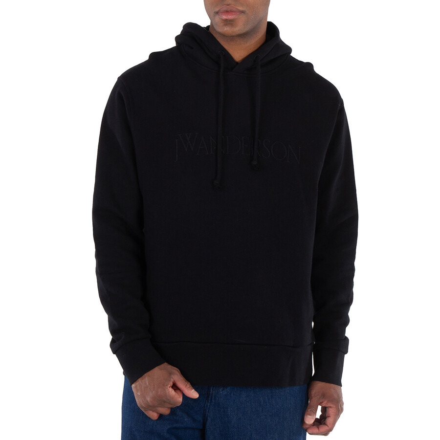 JW Anderson Logo Embroidery Cotton Hoodie - 2
