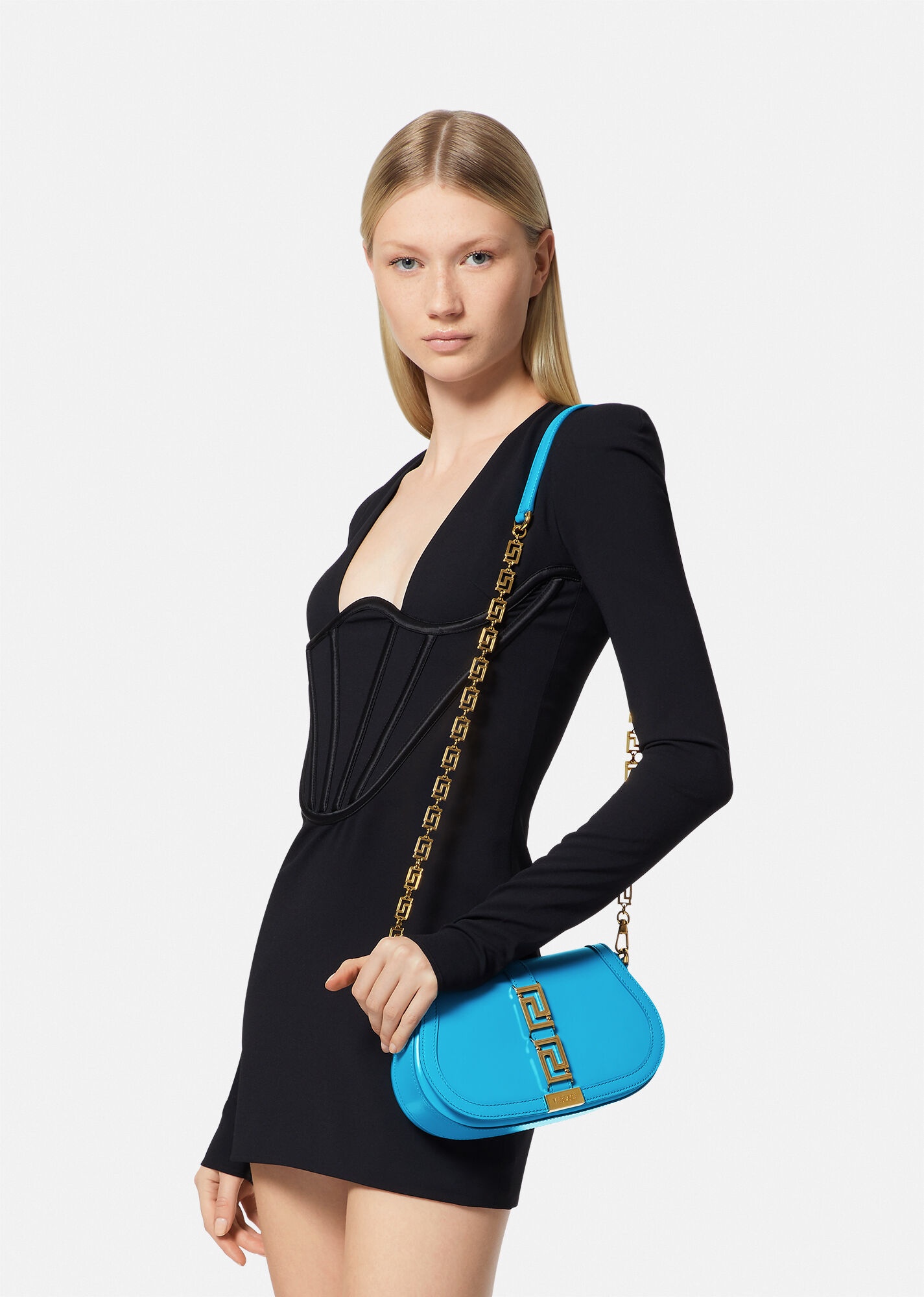 Greca Goddess Shoulder Bag - 6