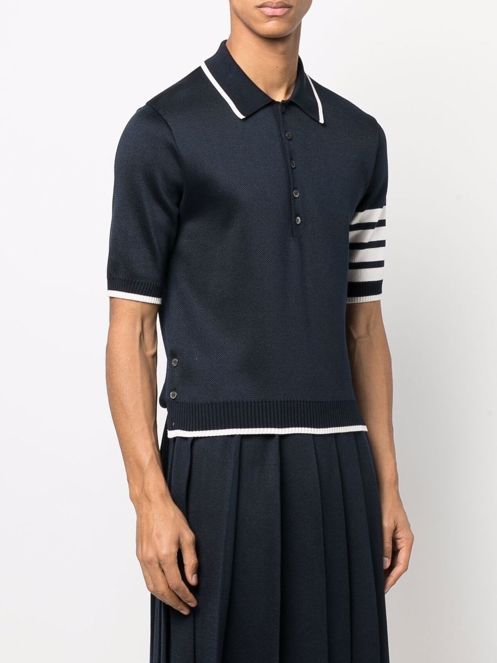 4-Bar stripe polo shirt - 3