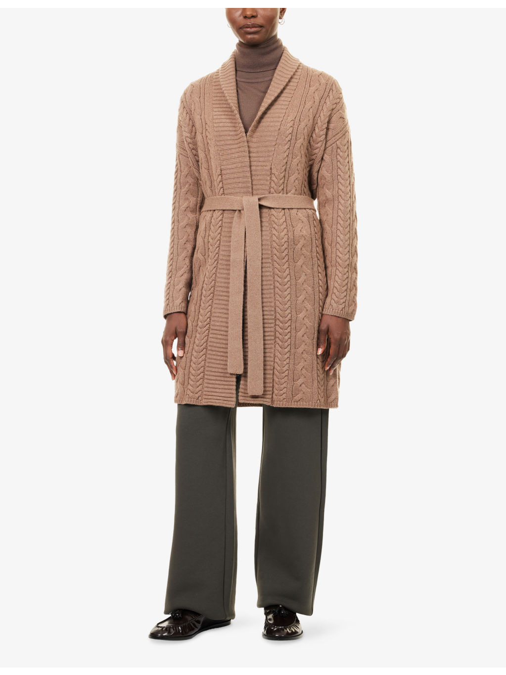 Open-Front Quebec Wool-And-Cashmere Cardigan - 3