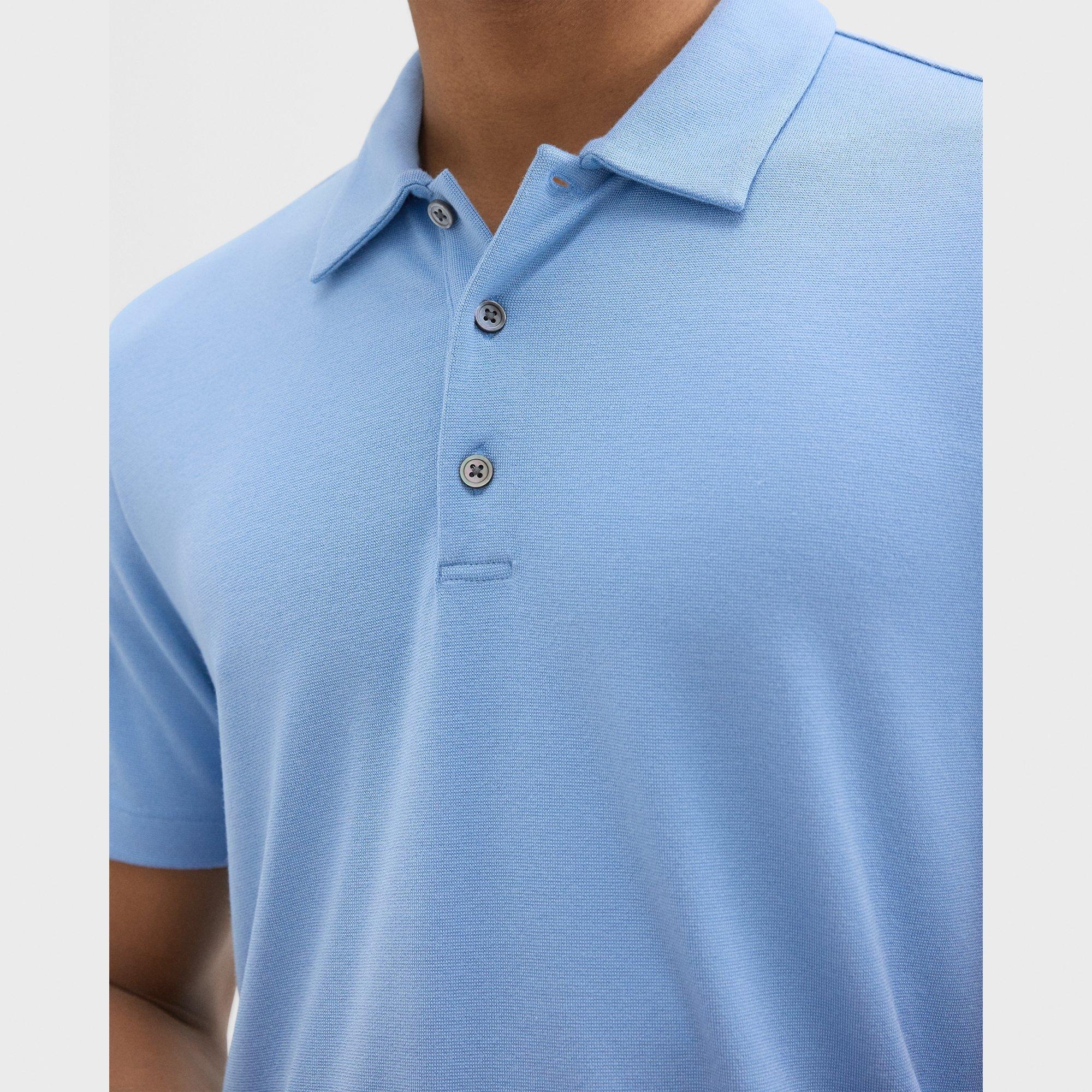 Bron Polo Shirt in Anemone Modal Jersey - 5