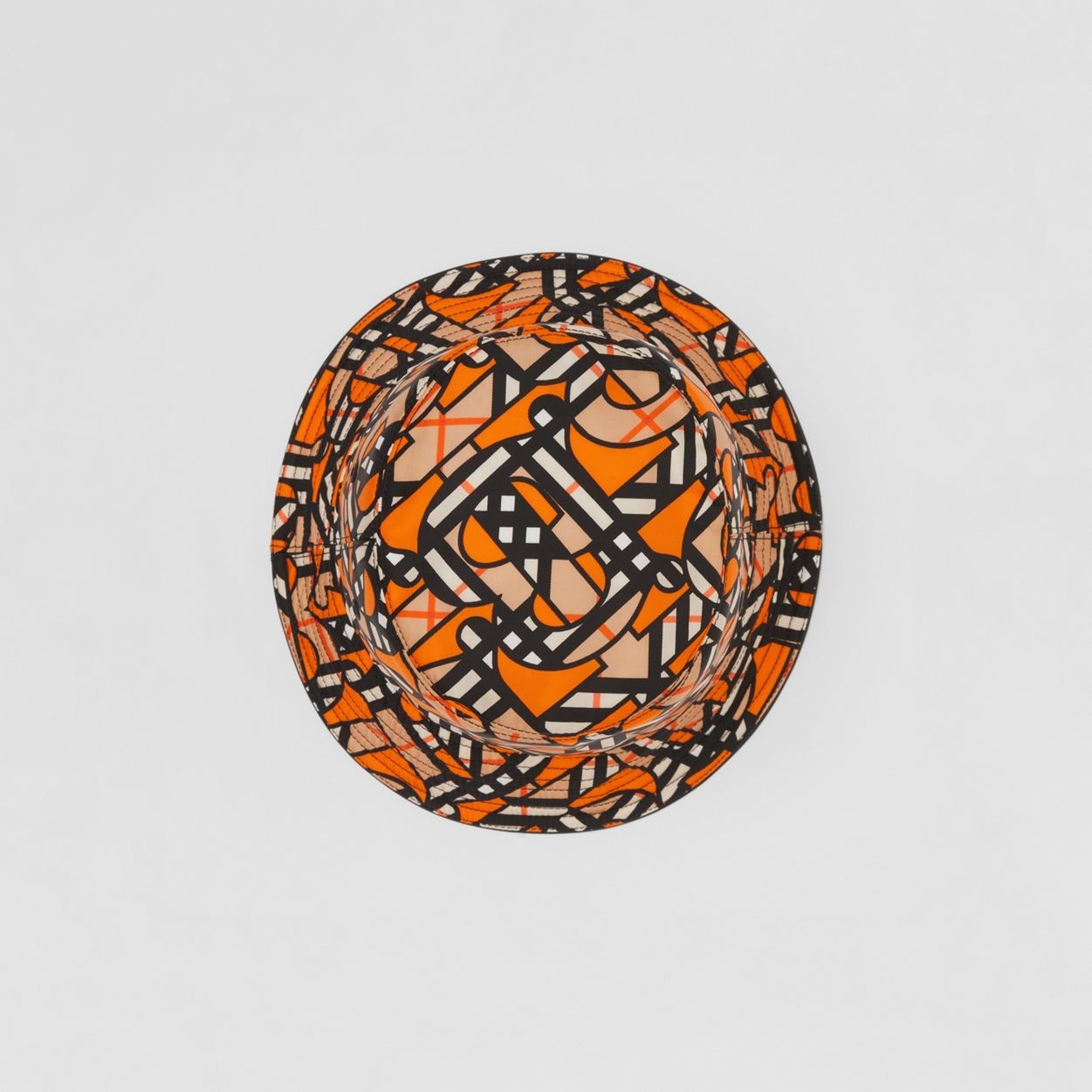 Monogram Print Nylon Bucket Hat - 7
