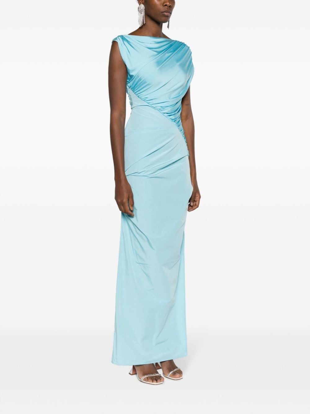 Kaya ruched maxi dress - 3