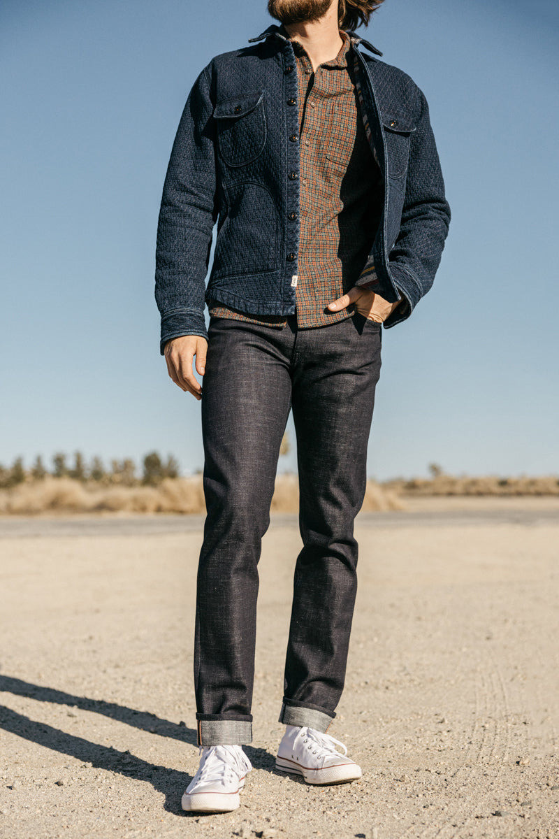 The Anvil Quilt Denim - Dark Indigo 4