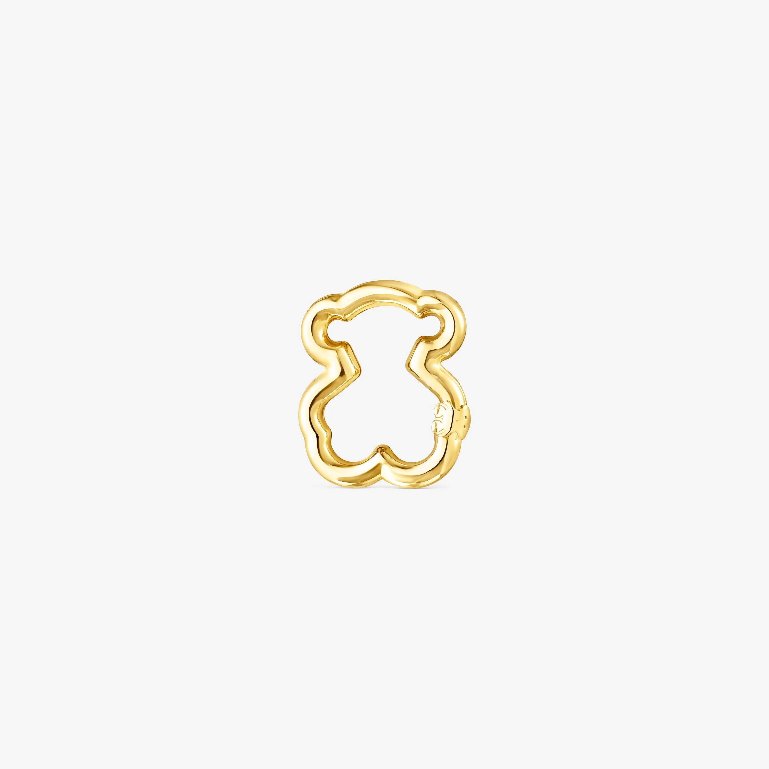 Small 18K solid gold Hold Bear Ring - 1