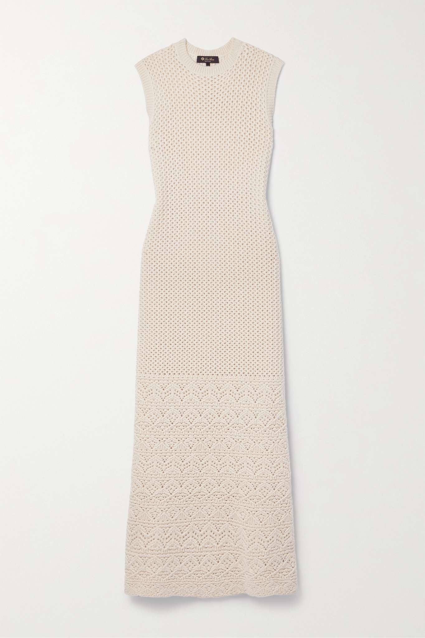 Engadin pointelle-knit cashmere maxi dress - 1