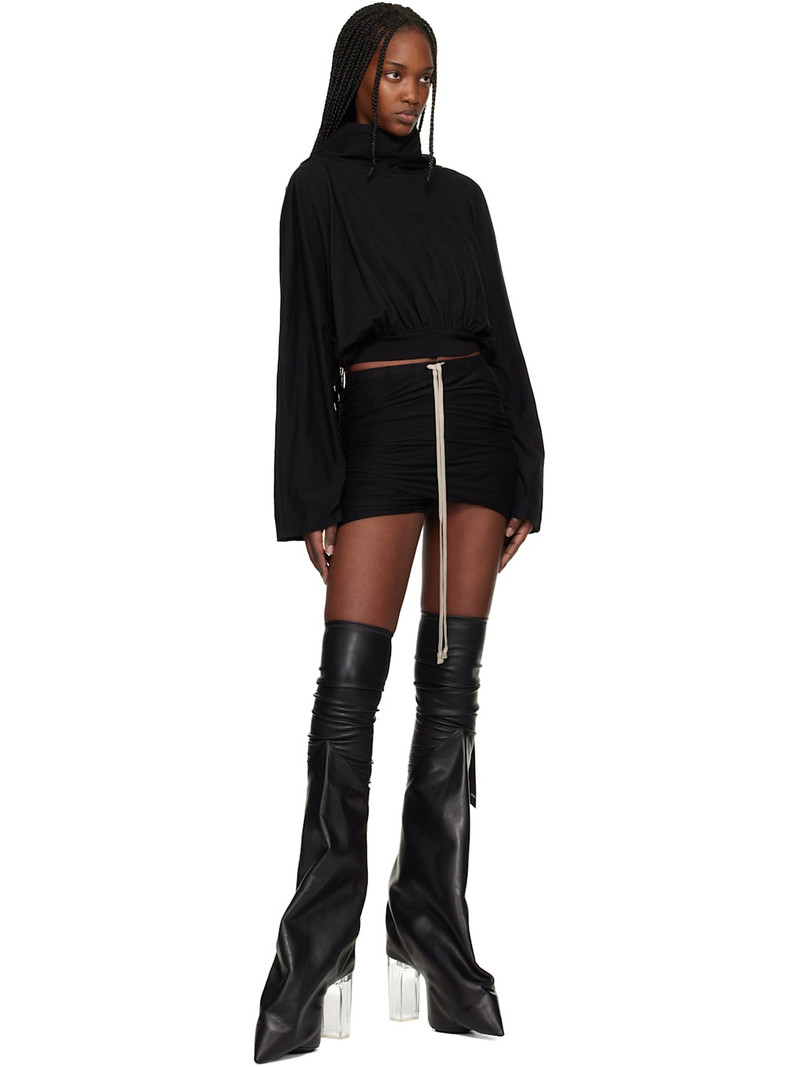 Rick Owens DRKSHDW Black Temple Buds Shorts outlook