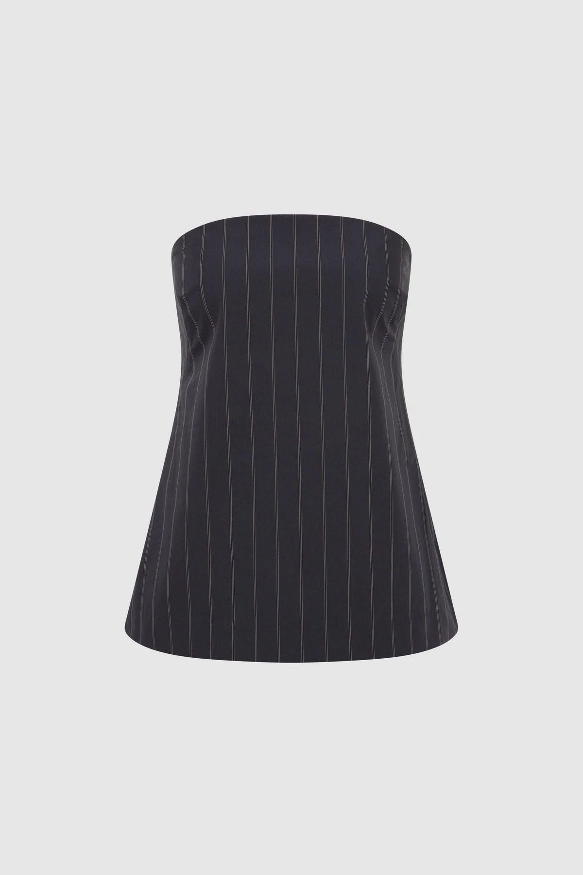 Strapless Rouleau Tie Top - Ink Stripe - 1