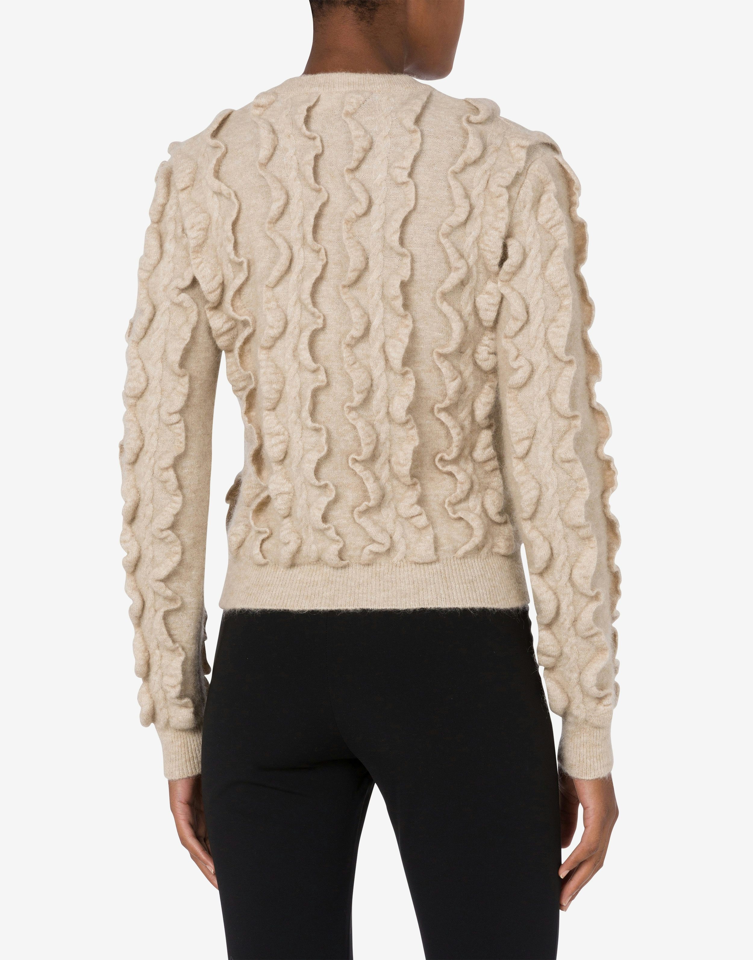 PULLOVER IN STRETCH MOHAIR GOLDEN M - 3