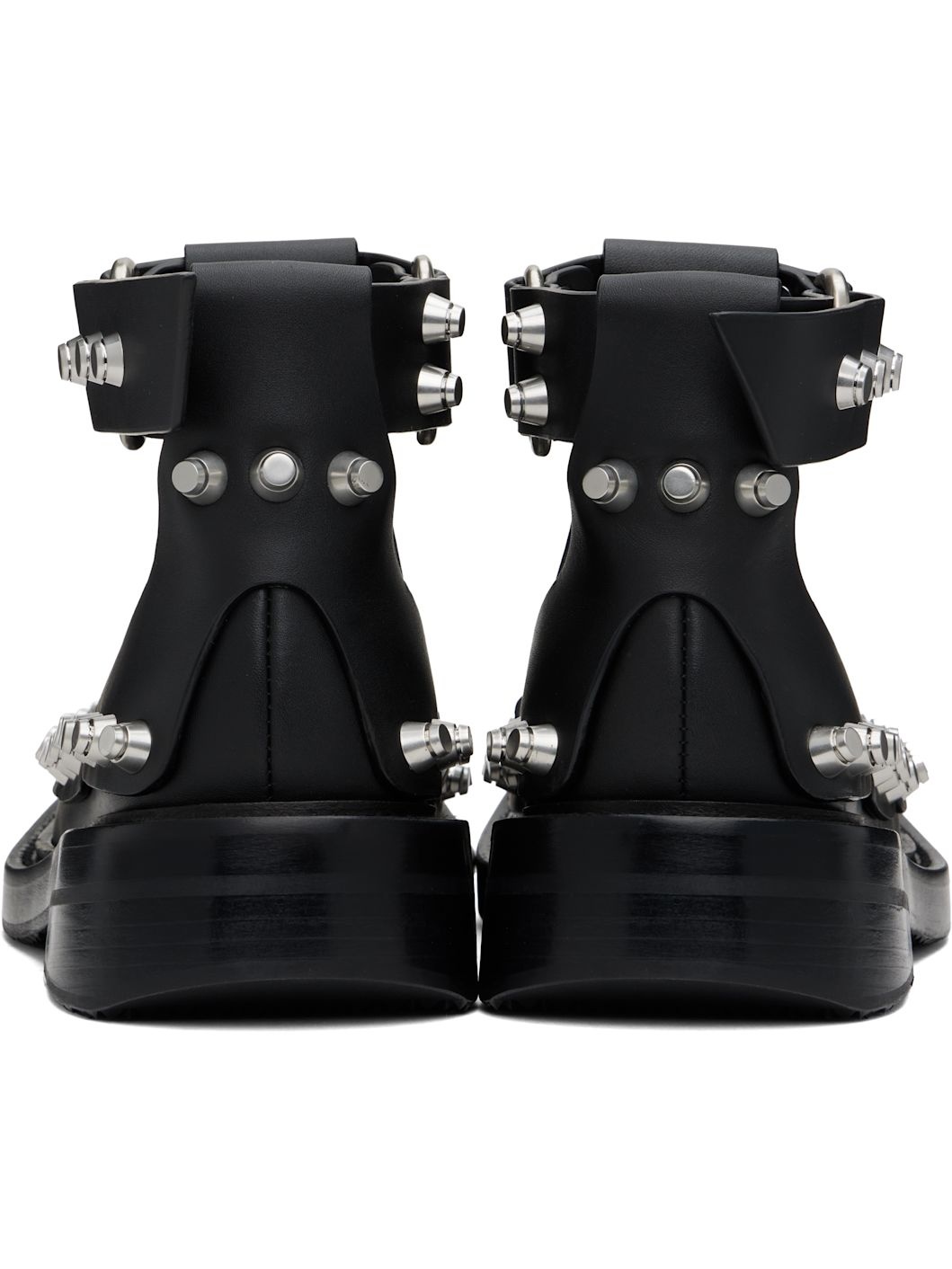Black Dixon Buckle Boots - 2
