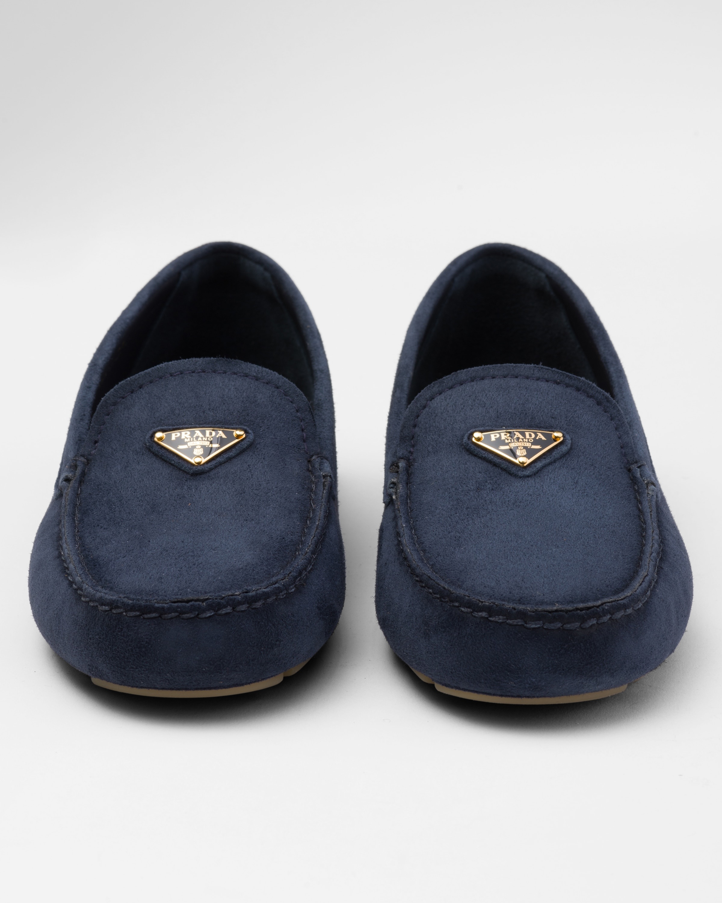 Suede driving loafers - 6