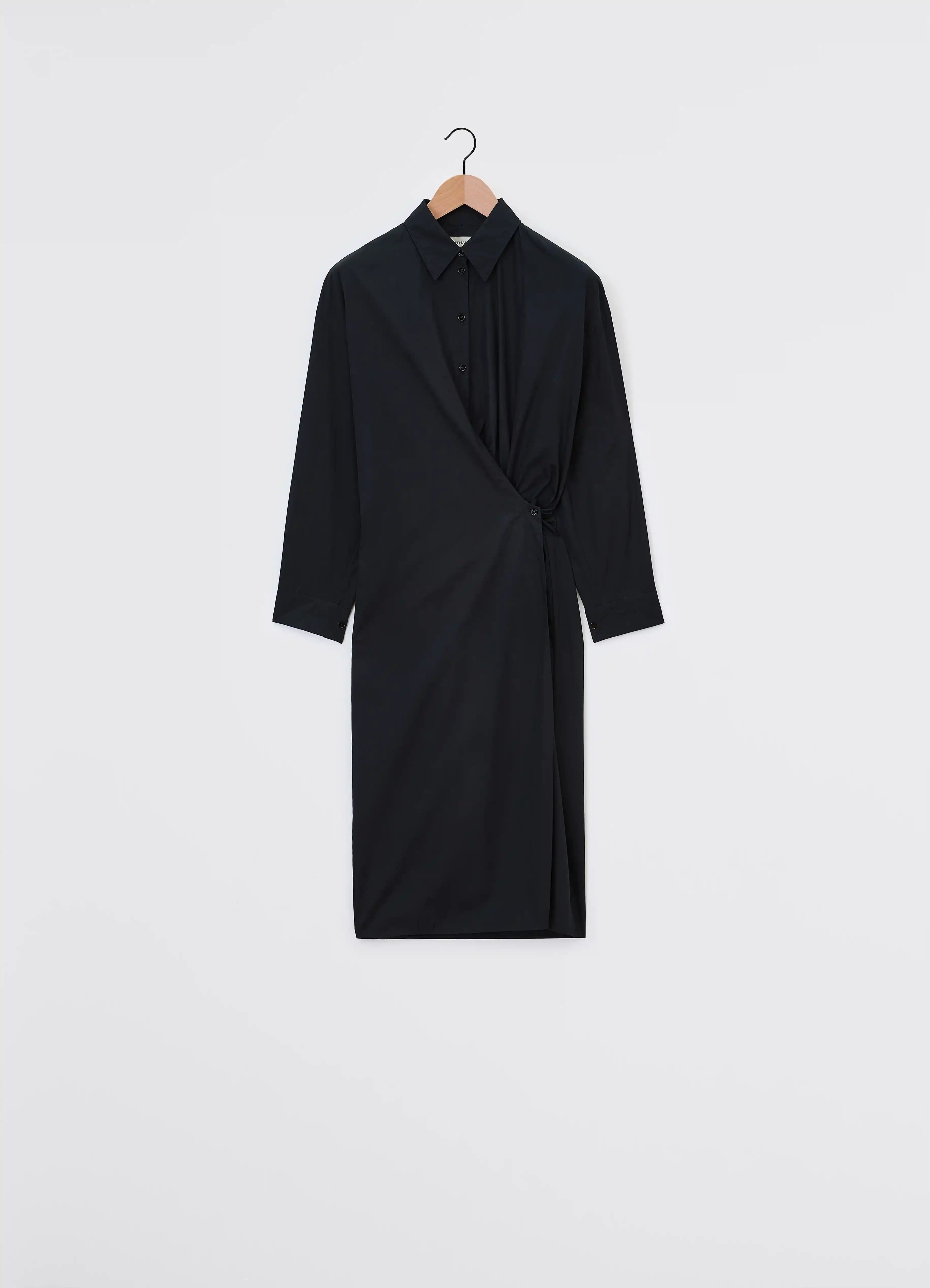 Lemaire STRAIGHT COLLAR TWISTED DRESS | REVERSIBLE