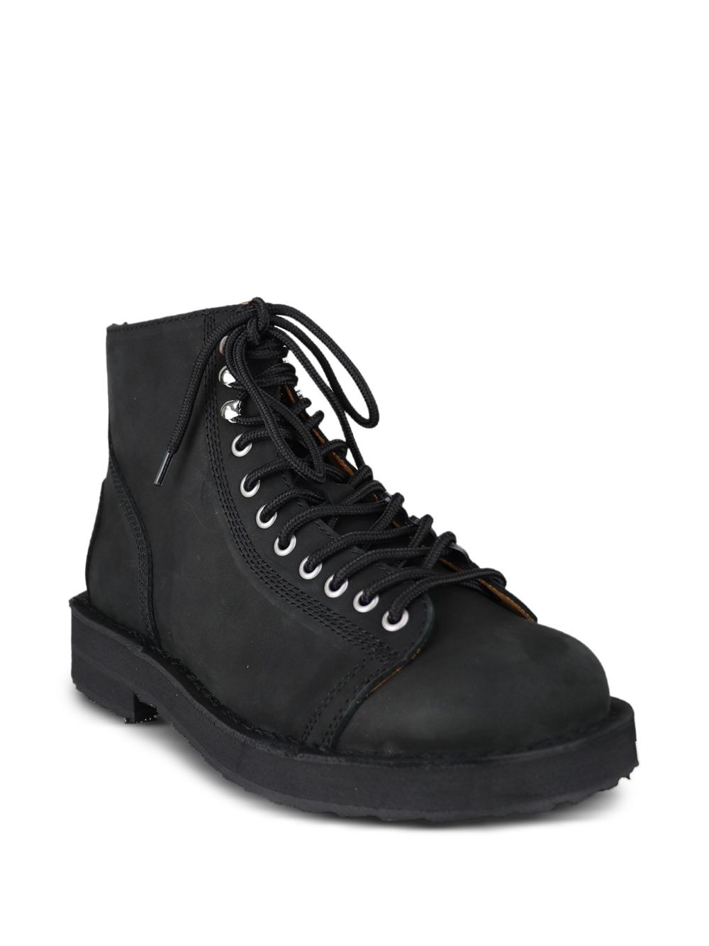 lace-up leather boots - 2