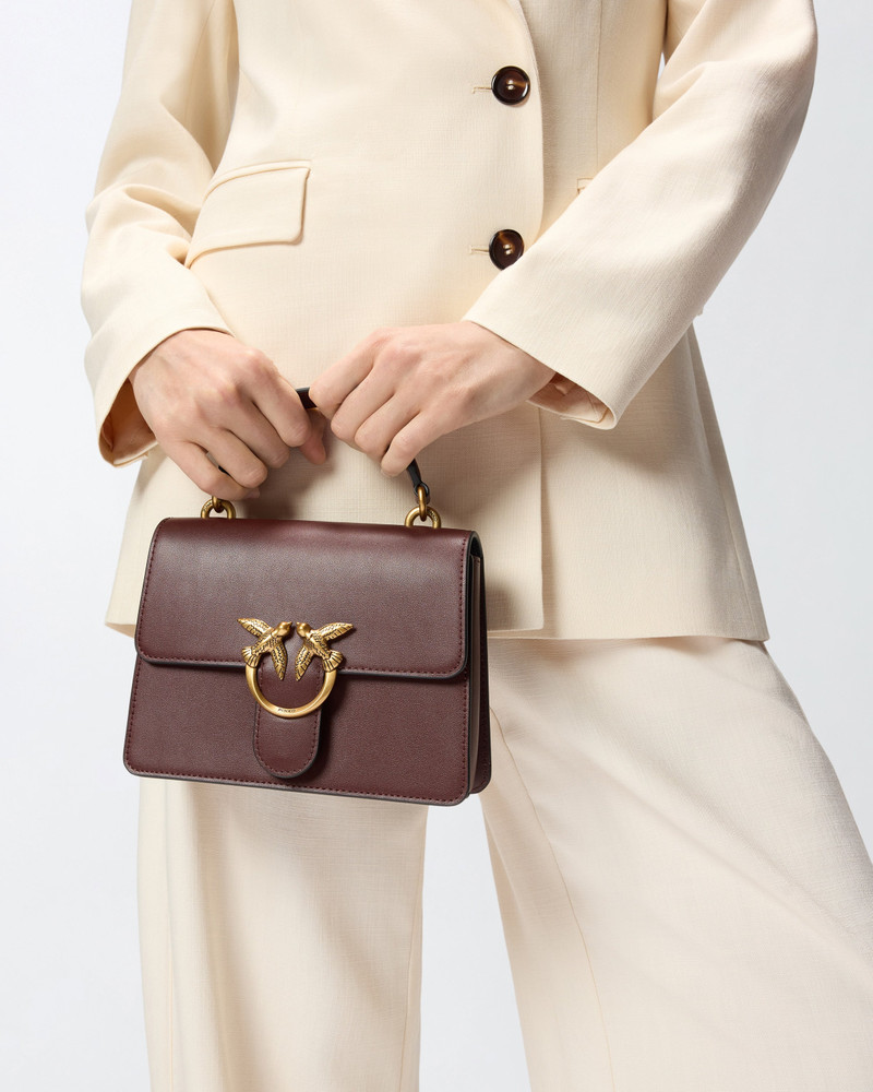 MINI HANDBAG LOVE BAG TOP HANDLE IN LEATHER 6