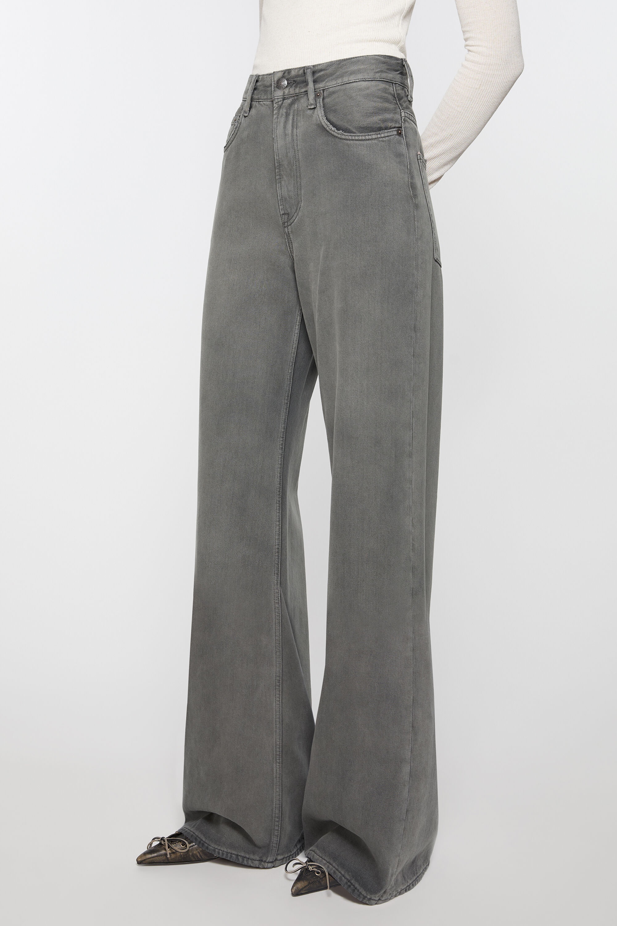 Relaxed fit jeans - 2022F - Anthracite grey - 3
