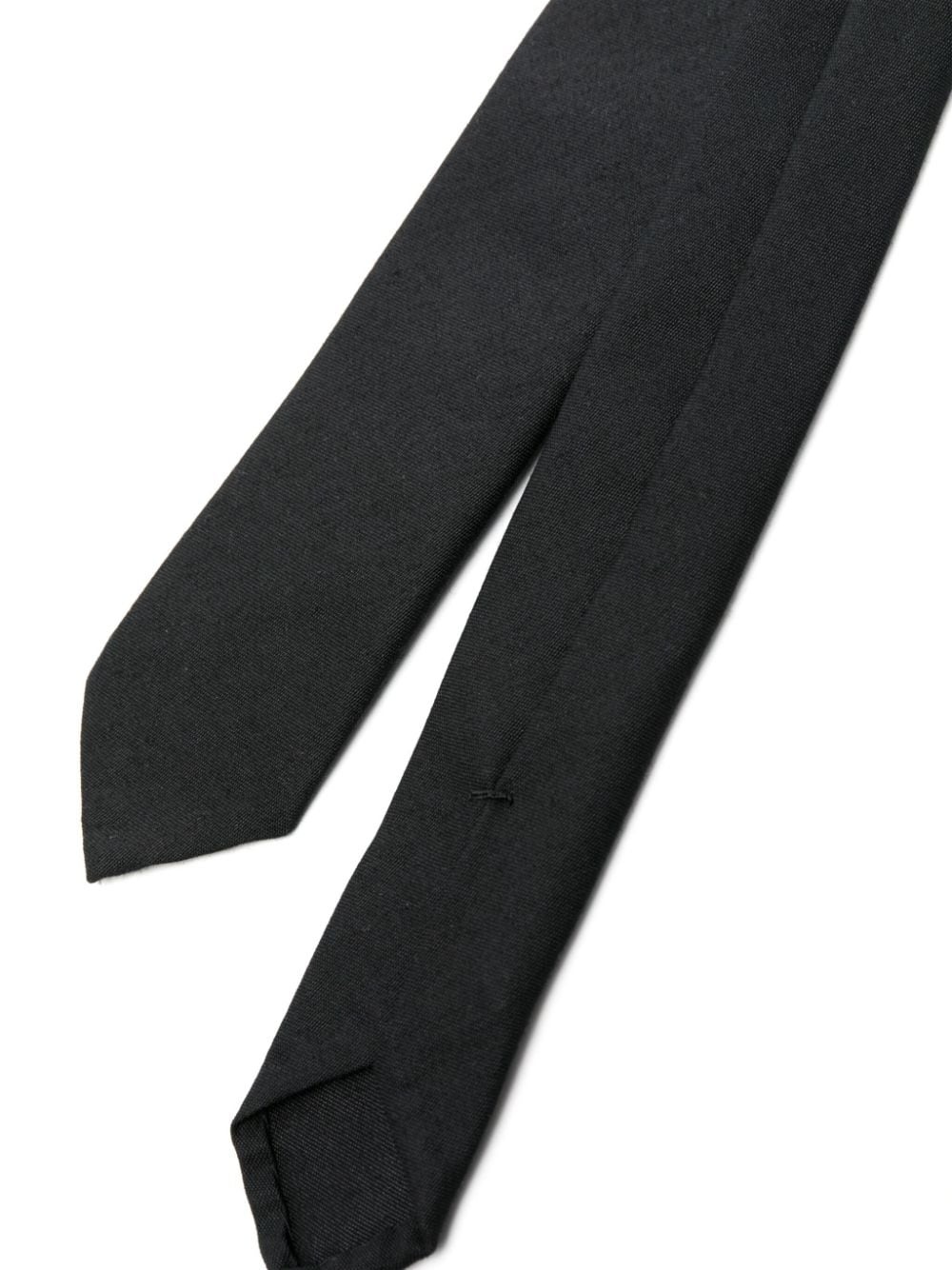 pointed-tip wool blend tie - 2
