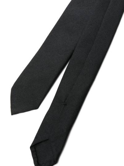 Valentino pointed-tip wool blend tie outlook