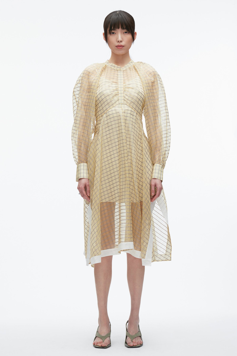 3.1 Phillip Lim Plaid Organza Flounce Hem dress outlook