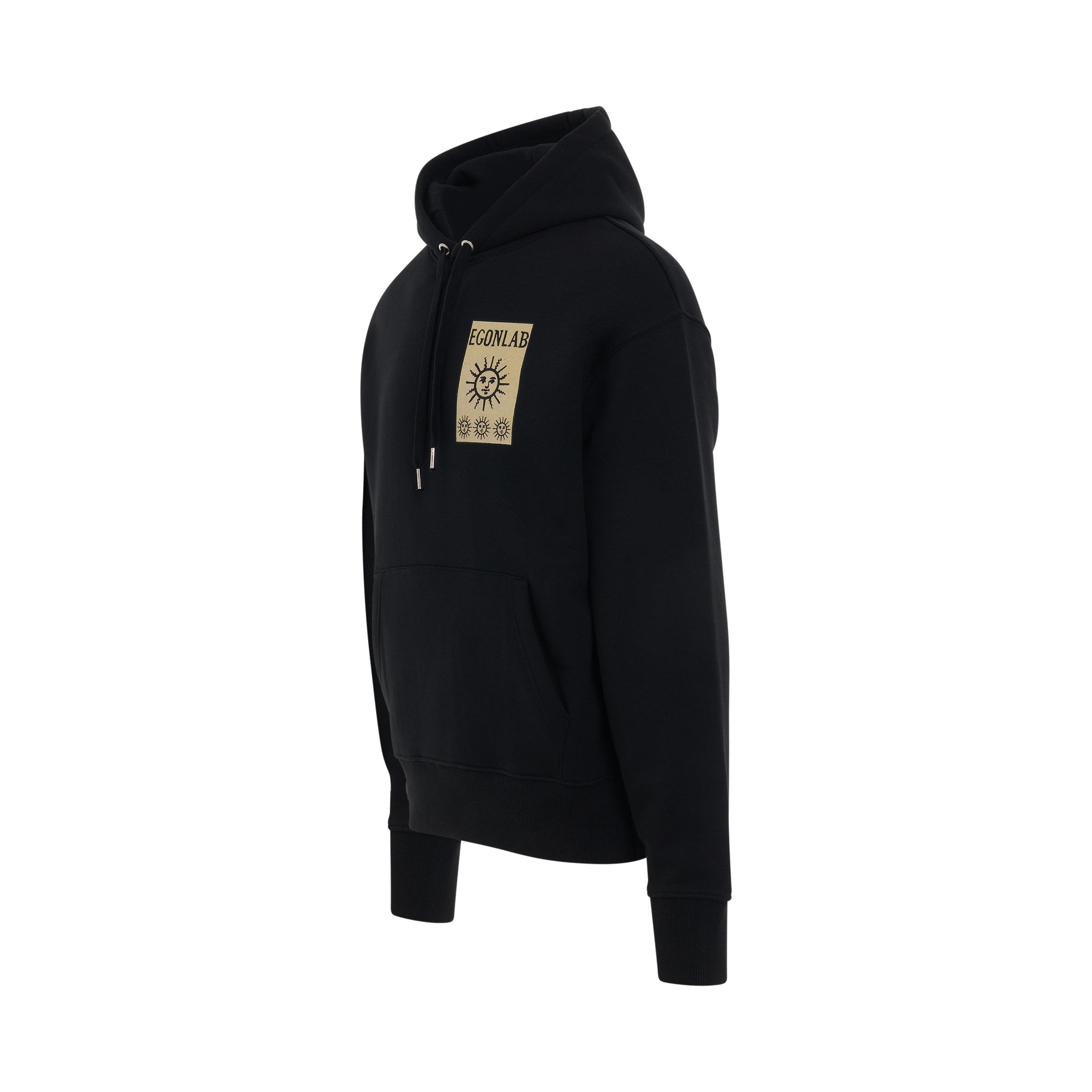 Sun Nine Hoodie in Black - 2