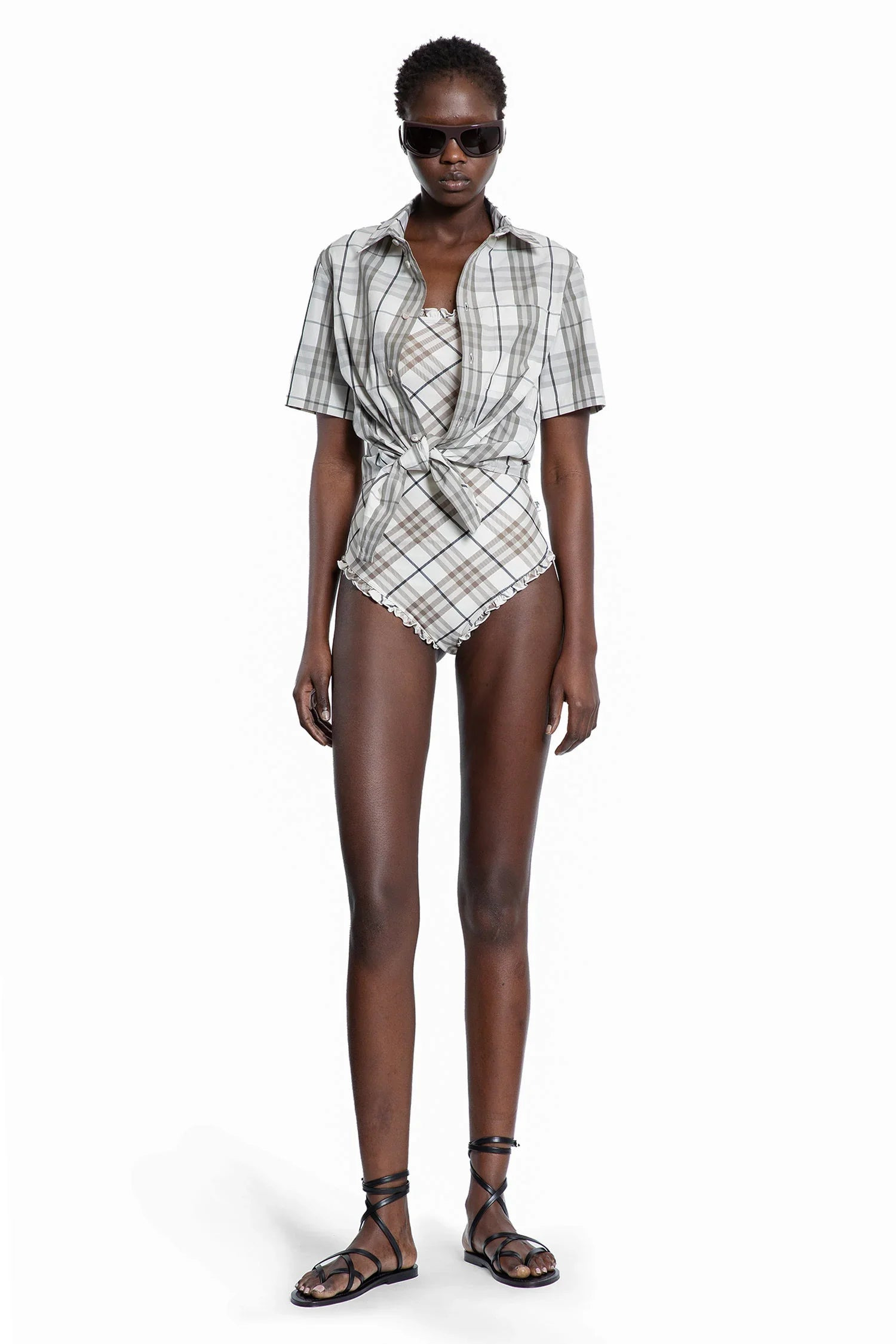 Frilled-Check-Swimsuit - 4