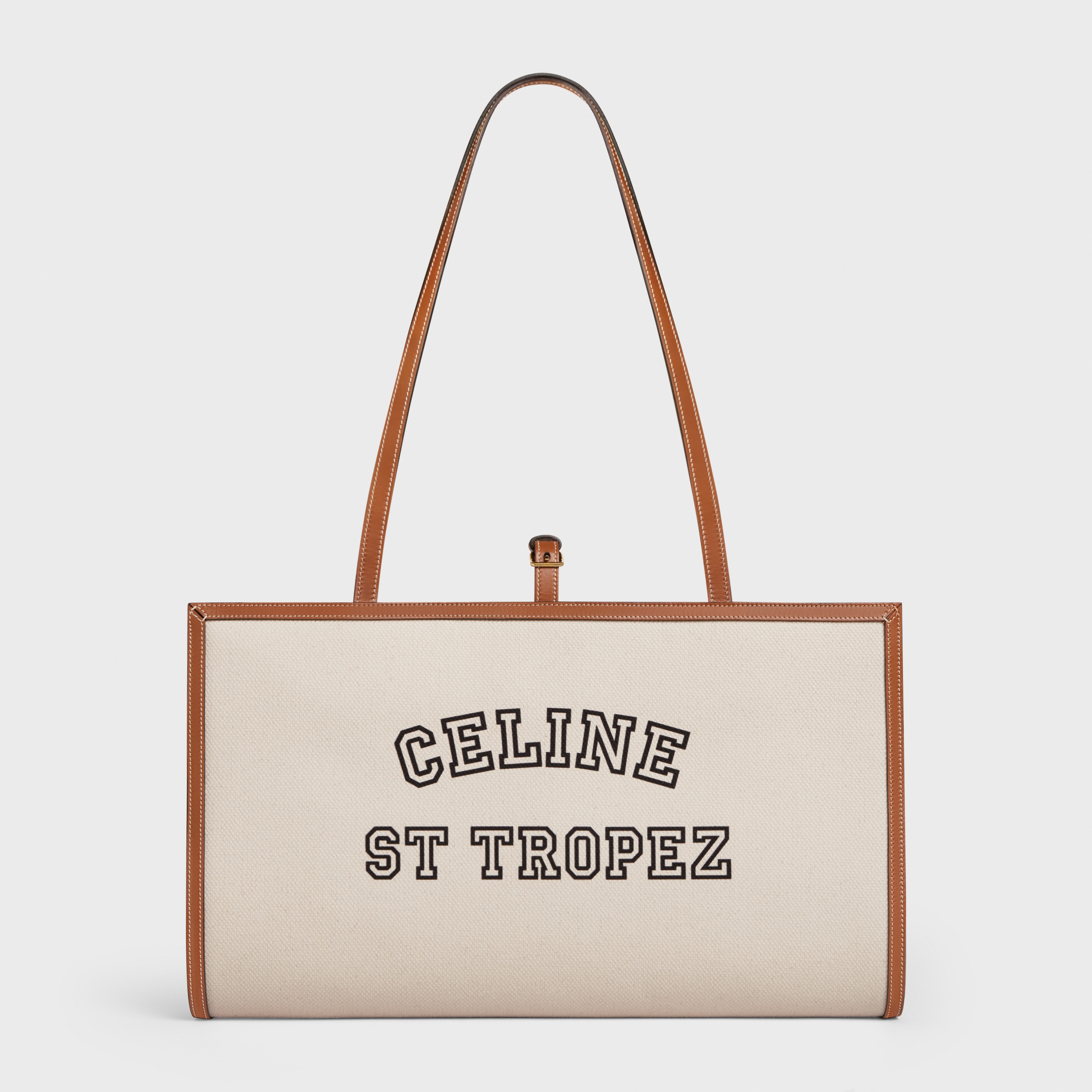 CELINE TOWEL CARRIER IN “ST TROPEZ” PRINT AND CALFSKIN - 6