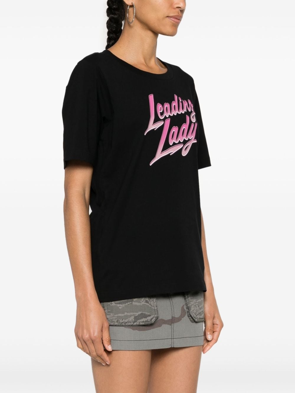 Leading Lady-print T-shirt - 3