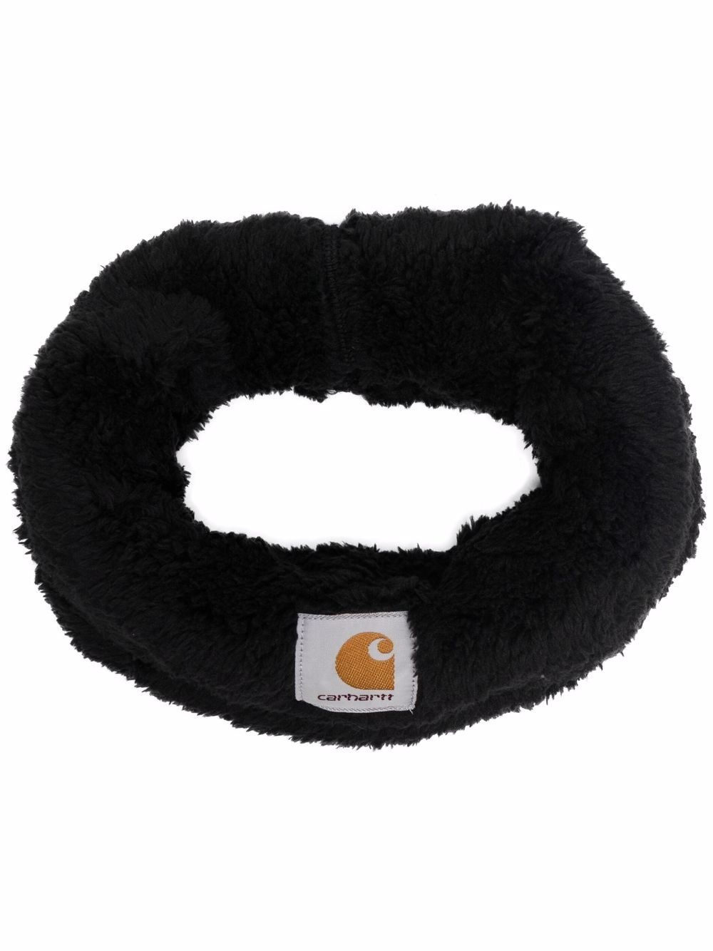 round faux-shearling scarf - 1