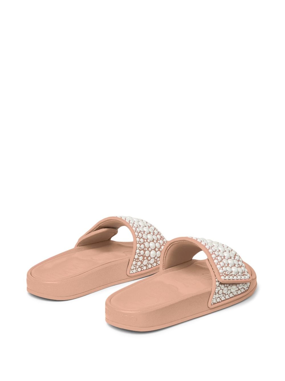 Fitz pearl-embellished slides - 3