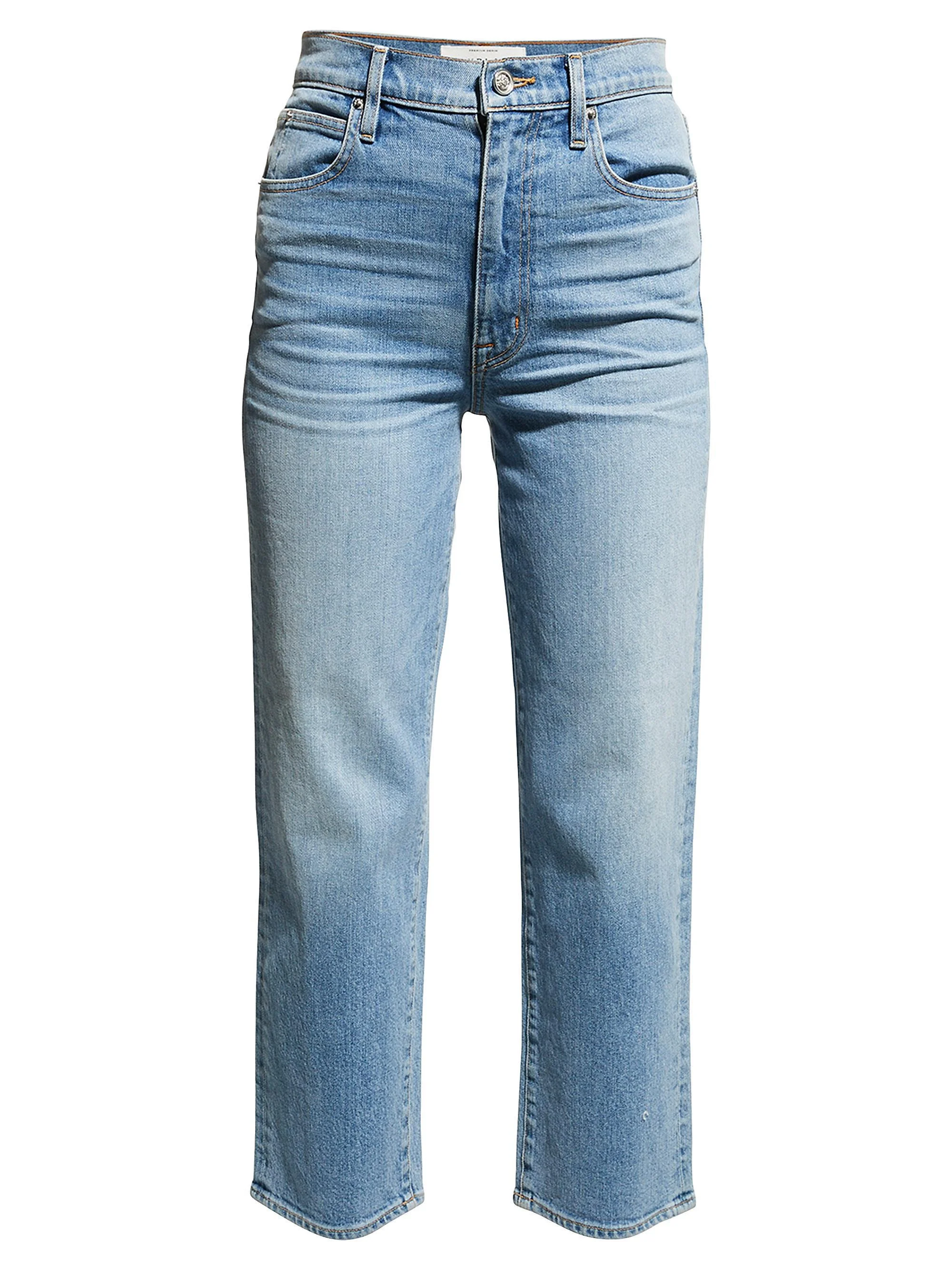 Women's London Cropped Straight Jeans - Blue - 1