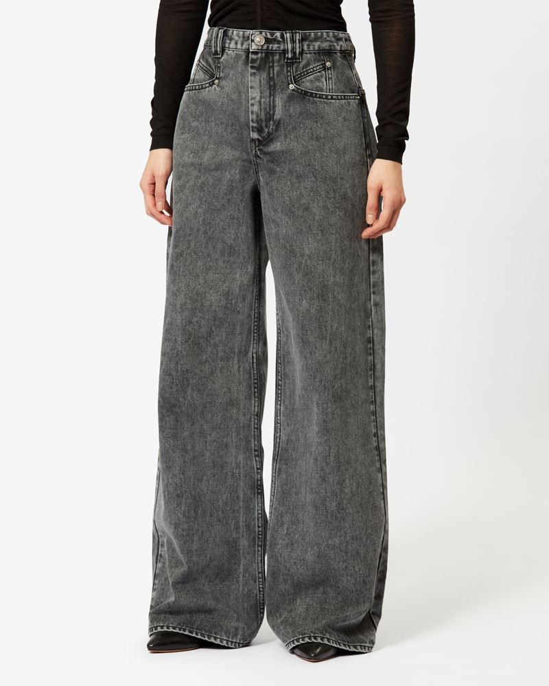 LEMONY DENIM PANTS - 4
