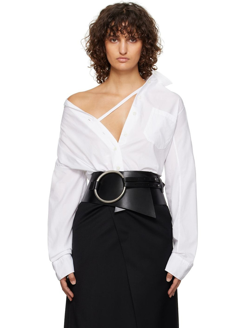 Black Aida Metal Ring Belt 1