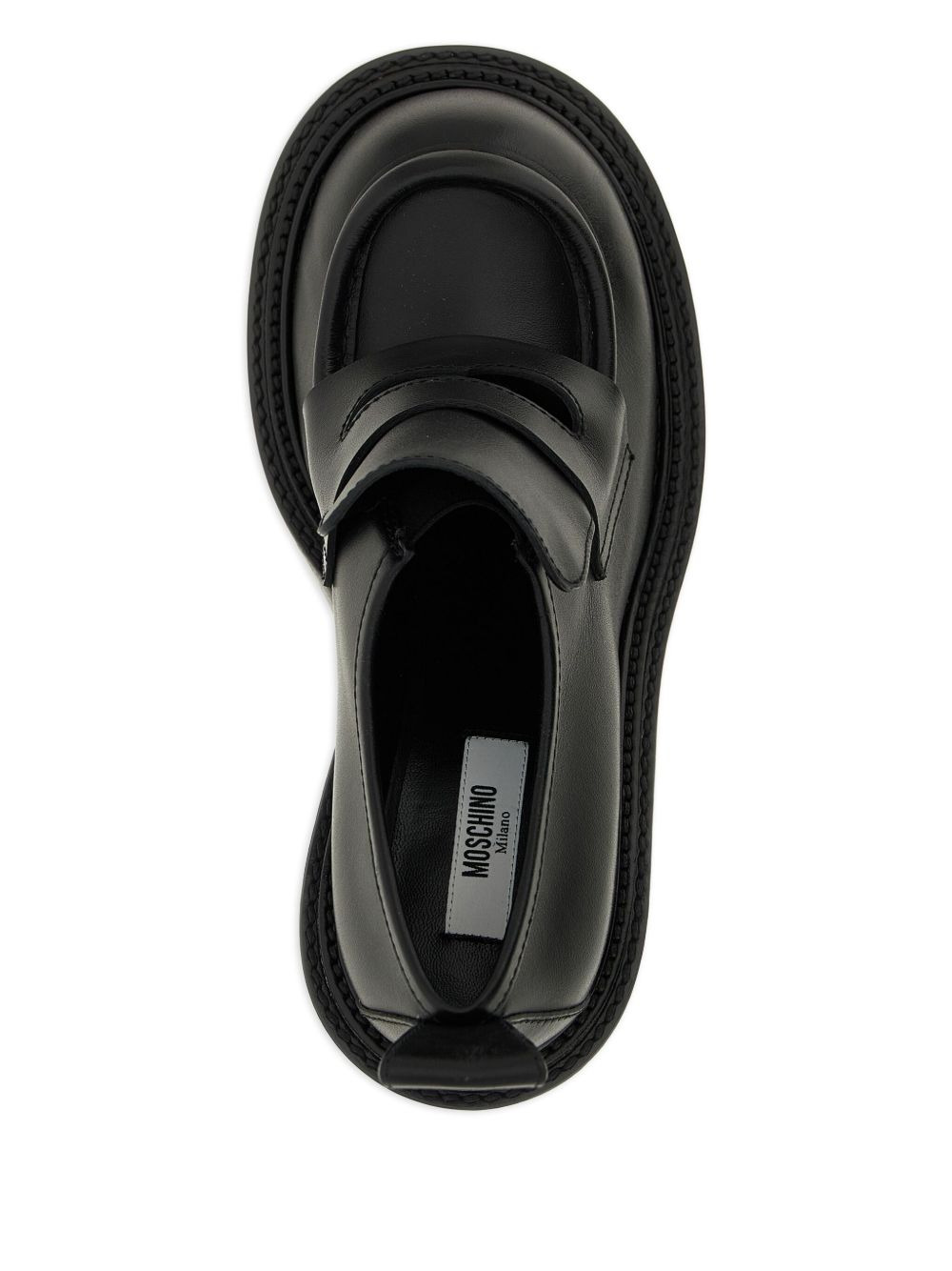 90mm Olivia leather loafers - 3