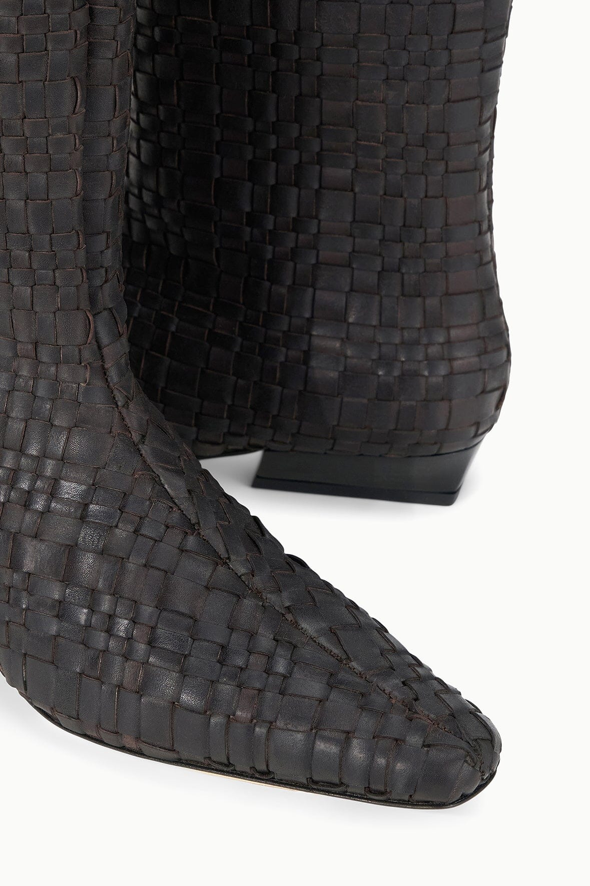 STAUD WALLY FLAT BOOT ESPRESSO WOVEN - 7