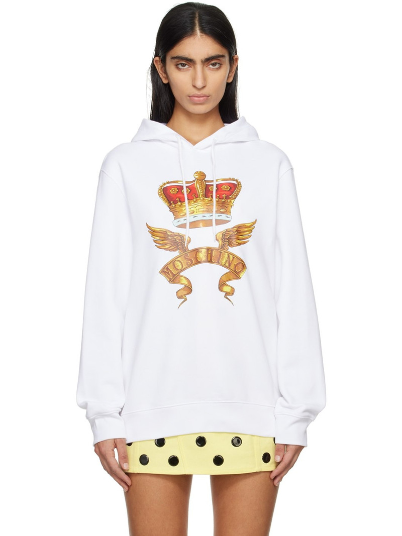 크라운 인쇄 hoodie 1