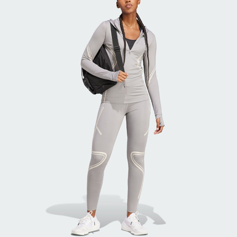adidas (WMNS) adidas x Stella McCartney Truepace Running Leggings 'Grey' IB6121 outlook