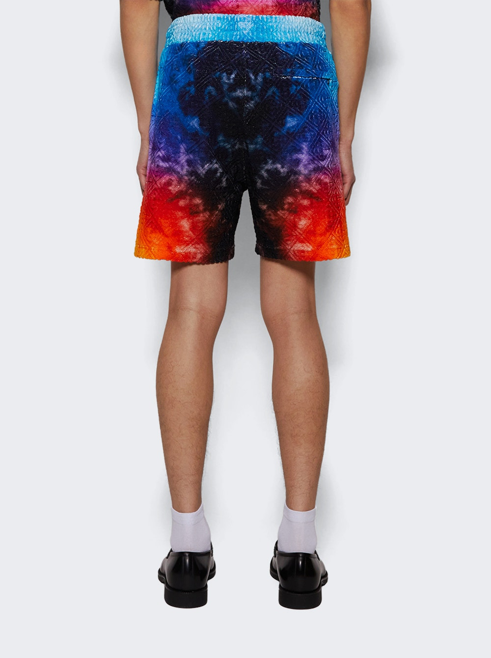 Jacquard Monogram Shorts Tie Dye - 4