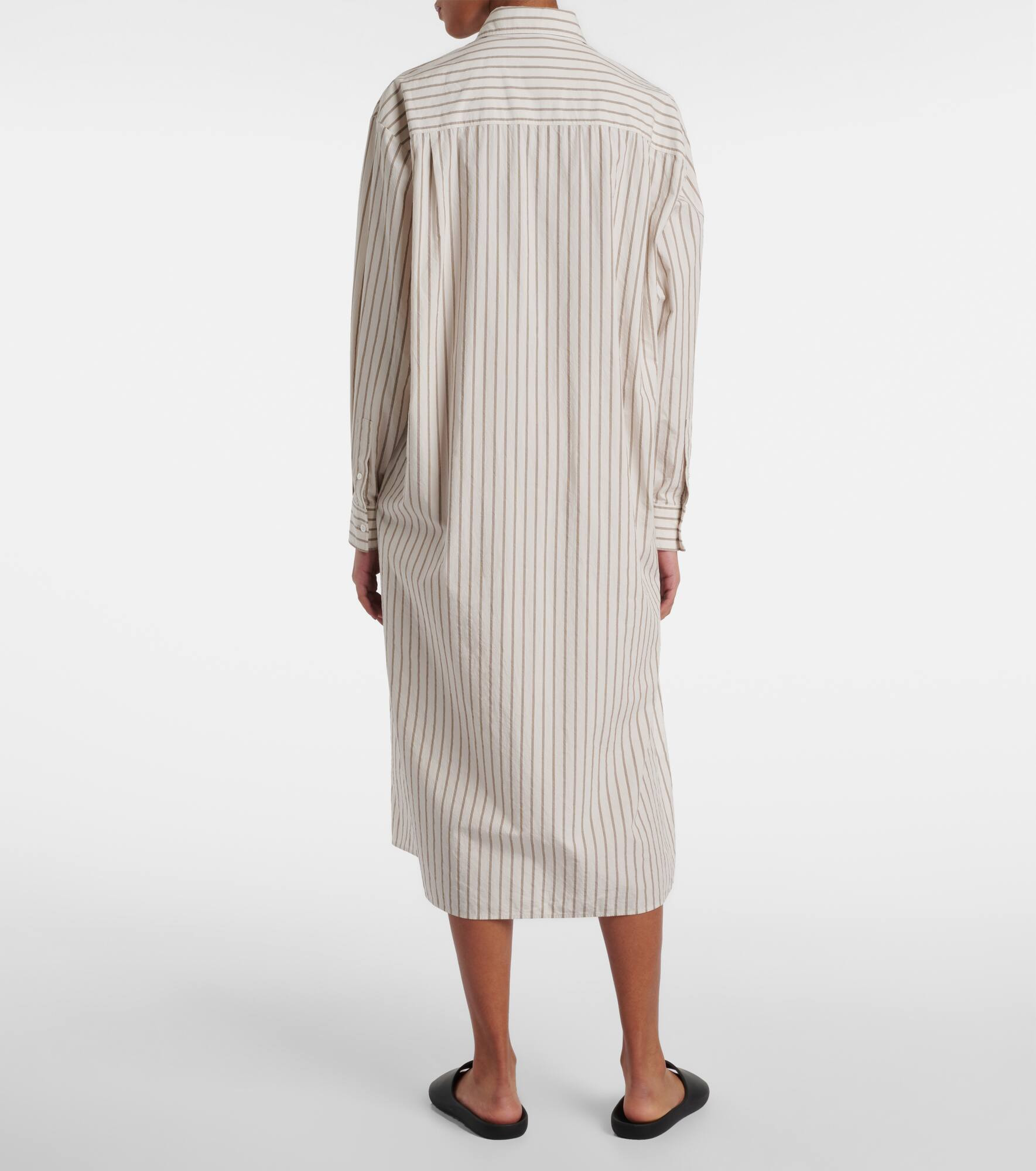 Chihiro striped cotton shirt dress - 3