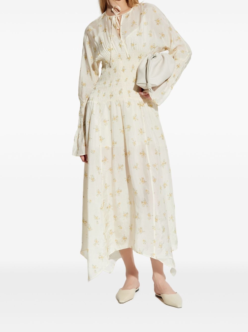 floral-print maxi dress - 2