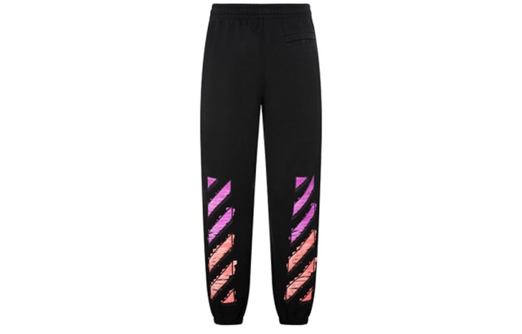 Men's Off-White FW21 Adornment Sports Pants/Trousers/Joggers Black OMCH029R21FLE0011032-1 - 2