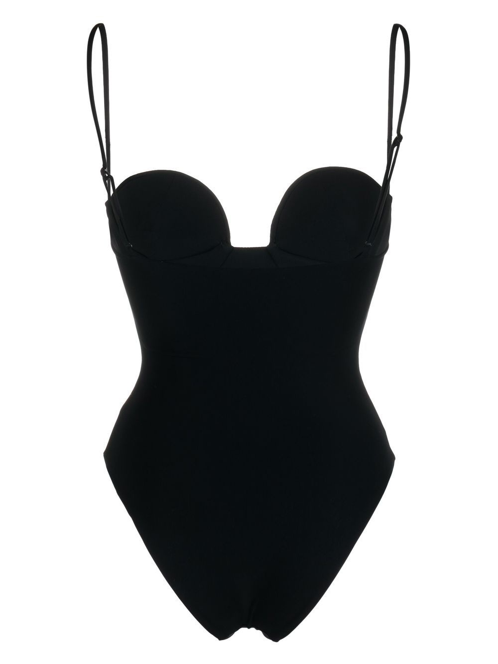 appliqué detail swimsuit - 2