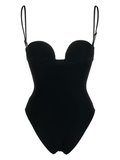 MAGDA BUTRYM appliqué detail swimsuit outlook