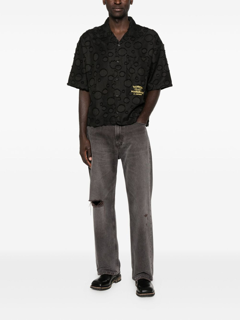 HONOR THE GIFT circle-patterned short-sleeve shirt outlook