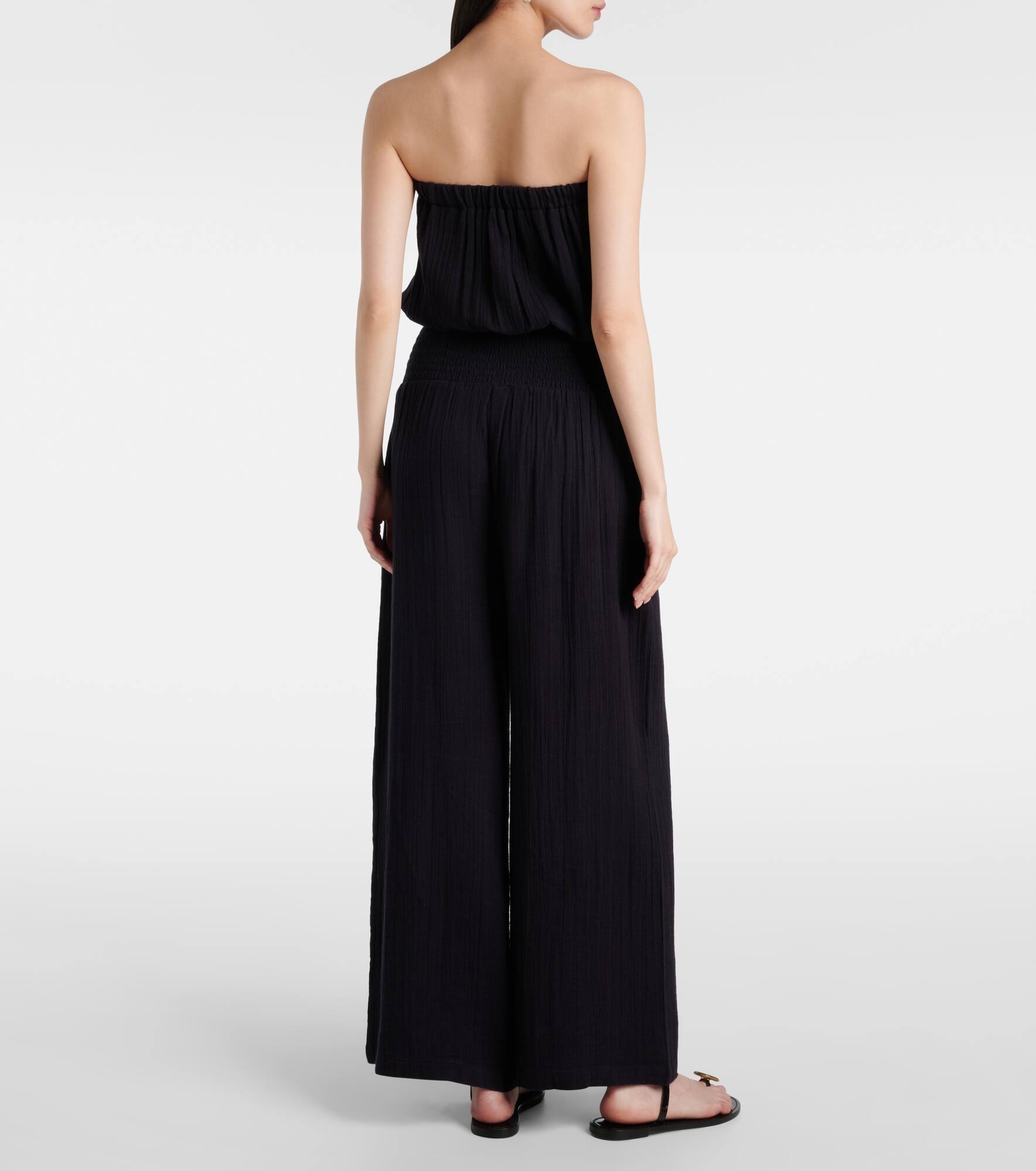 Naomi strapless cotton jumpsuit - 3
