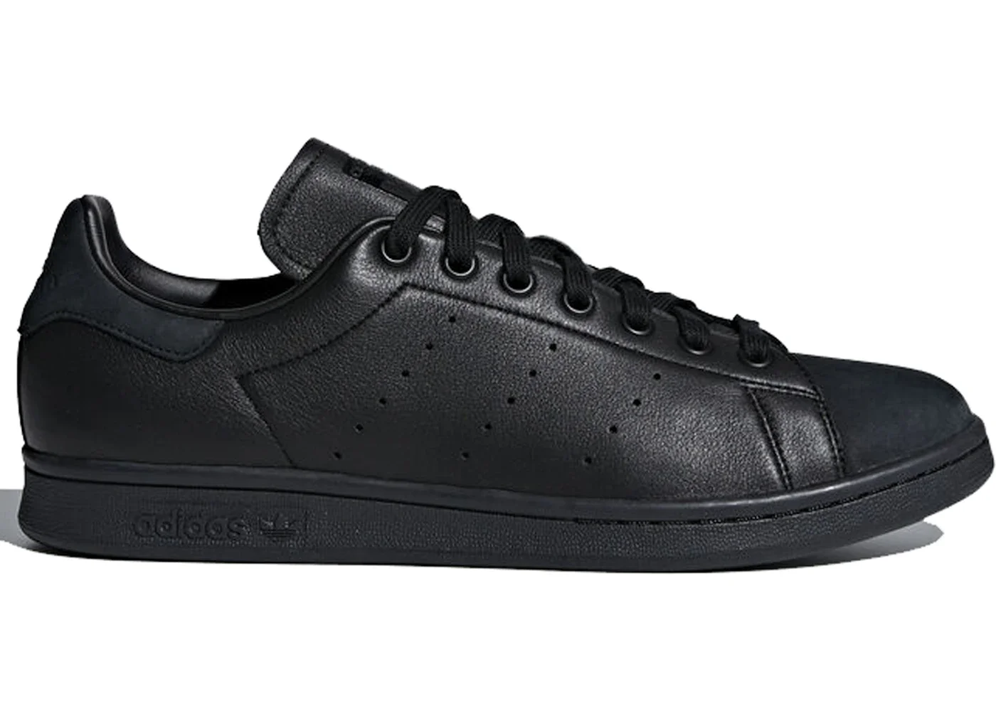adidas Stan Smith Triple Core Black (Suede Toe) - 1