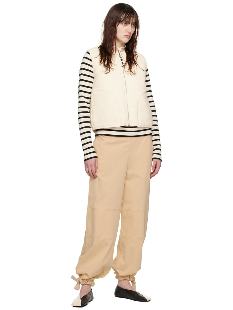 Jil Sander Yellow Belted Trousers outlook